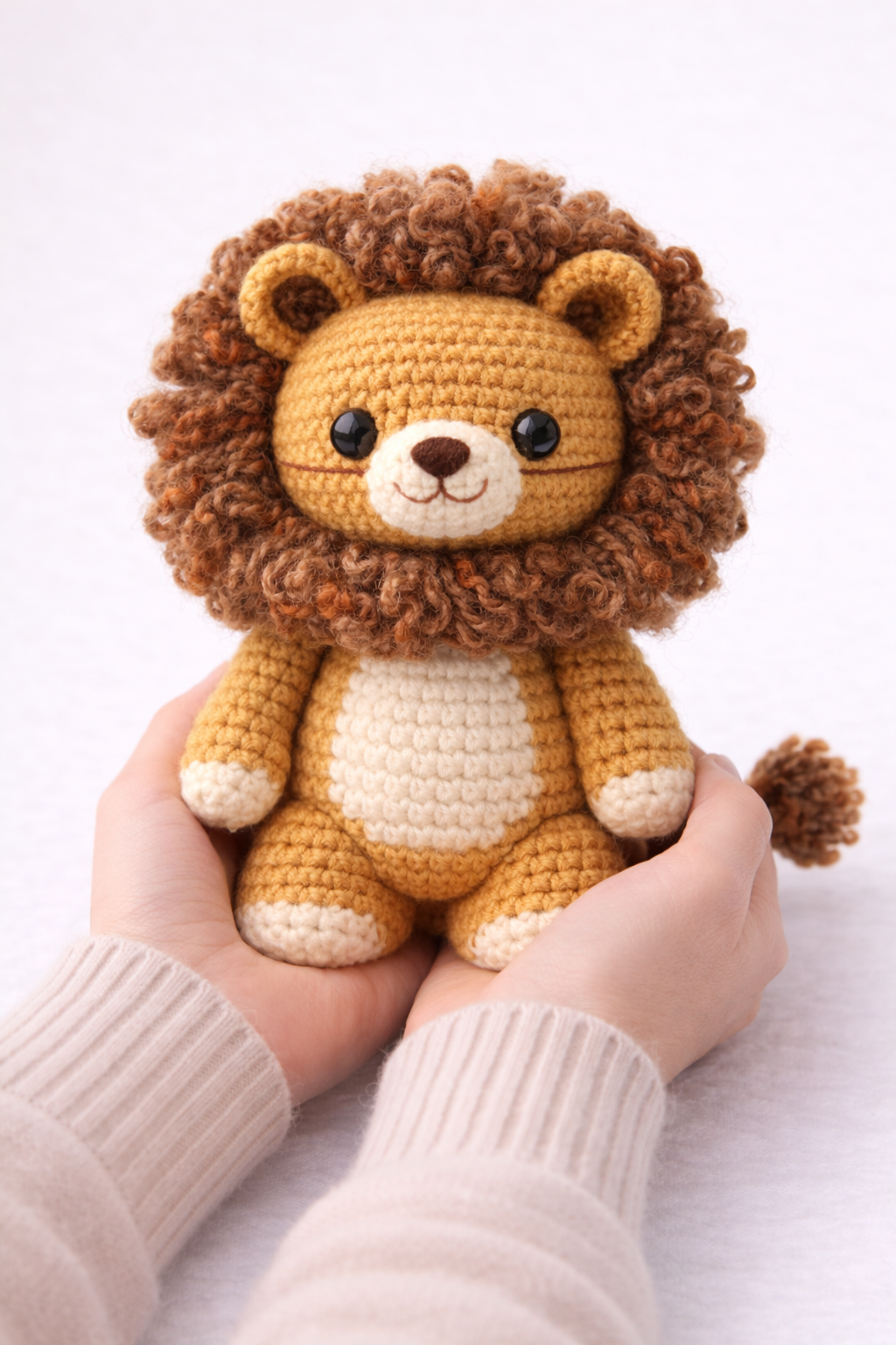 Easy Amigurumi Lion Crochet Pattern - Beginner Friendly (PDF Download)