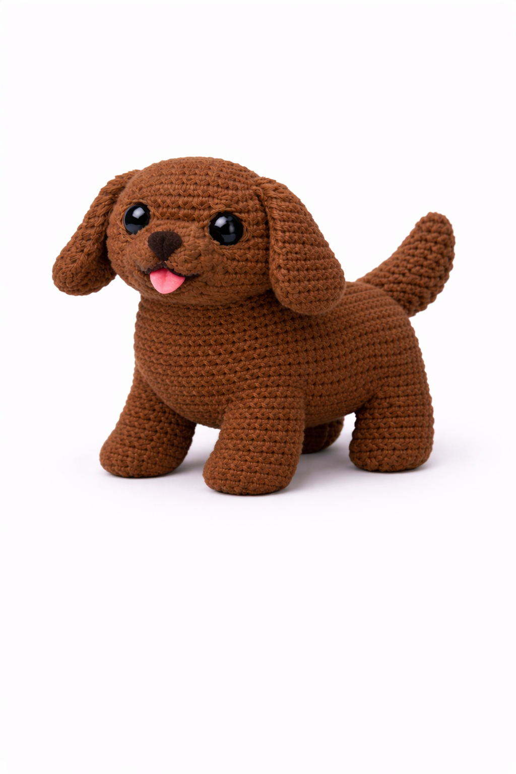 Easy Amigurumi Chocolate Labrador Crochet Pattern - Beginner Friendly (PDF Download)