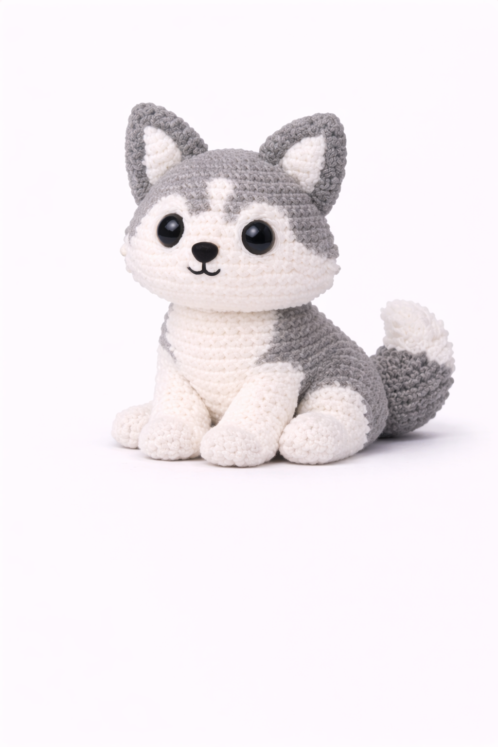 Easy Amigurumi Husky Crochet Pattern - Beginner Friendly (PDF Download)