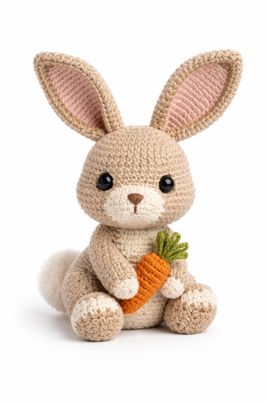 Easy Amigurumi Bunny Crochet Pattern - Beginner Friendly (PDF Download)