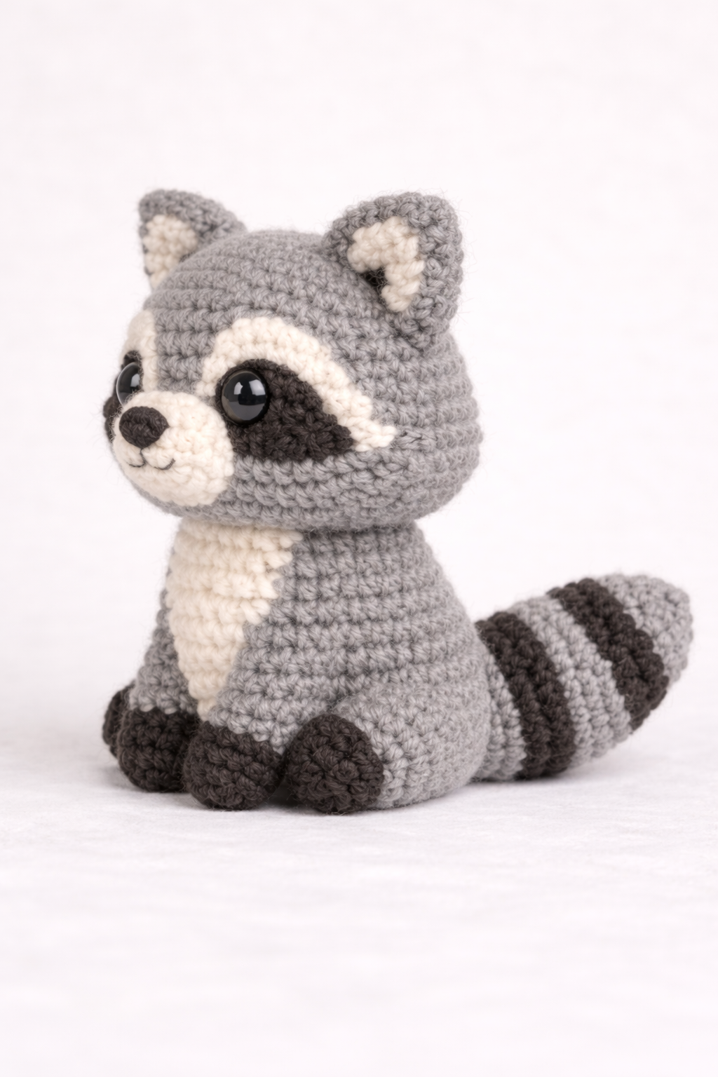 Easy Amigurumi Raccoon Crochet Pattern - Beginner Friendly  (PDF Download)