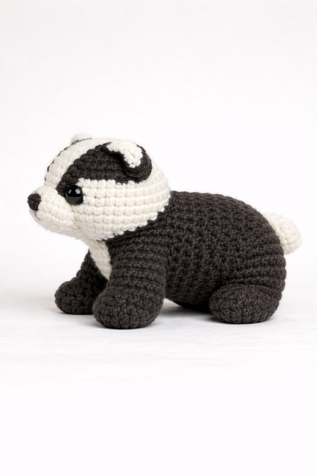 Easy Amigurumi Badger Crochet Pattern - Beginner Friendly  (PDF Download)