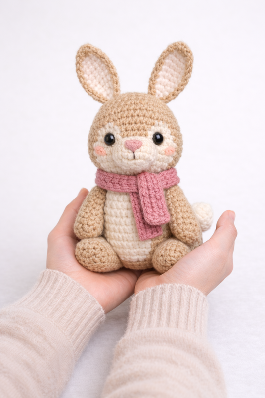 Easy Amigurumi Bunny Crochet Pattern - Beginner Friendly  (PDF Download)