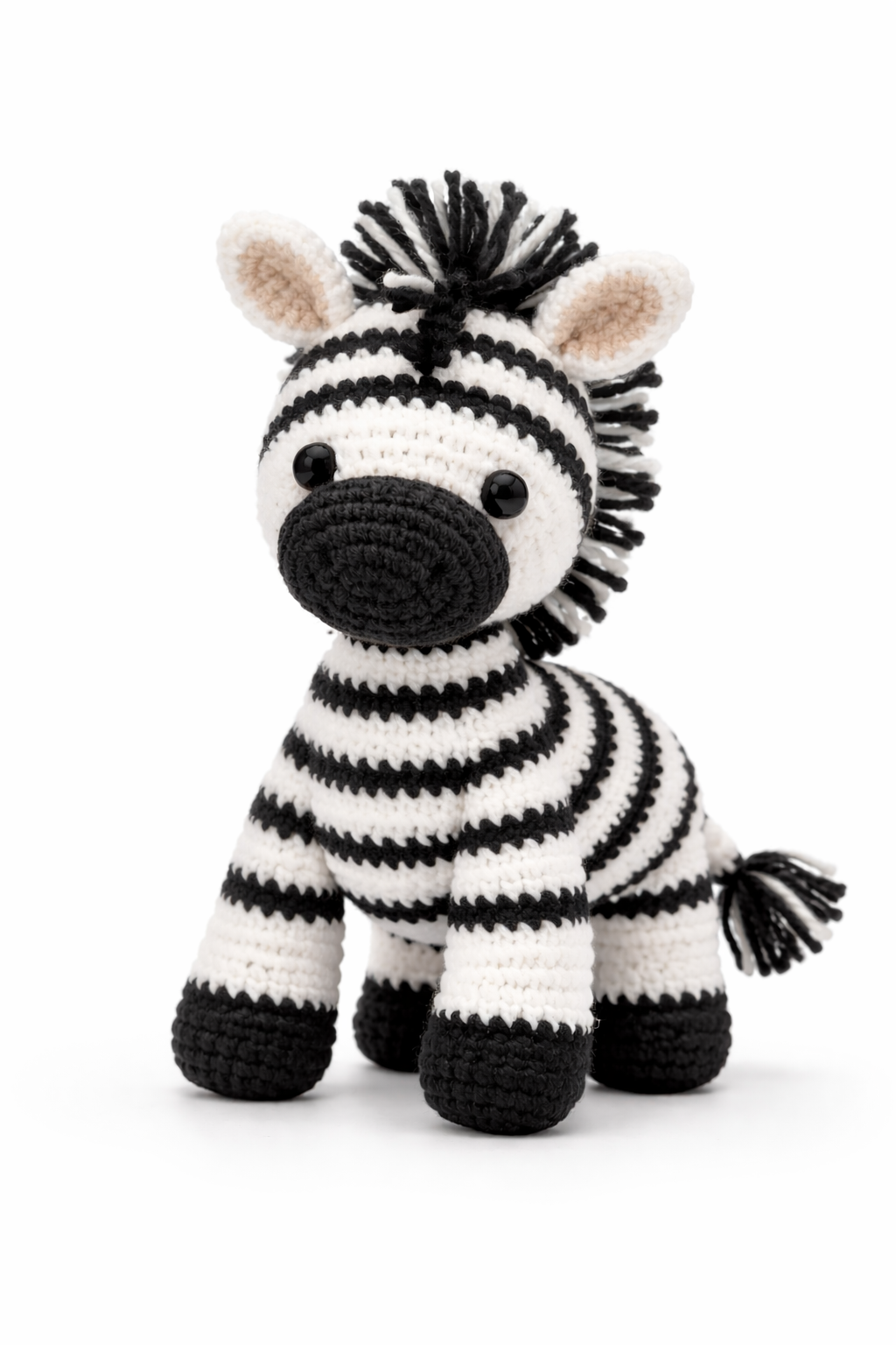 Easy Amigurumi Zebra Crochet Pattern - Beginner Friendly  (PDF Download)