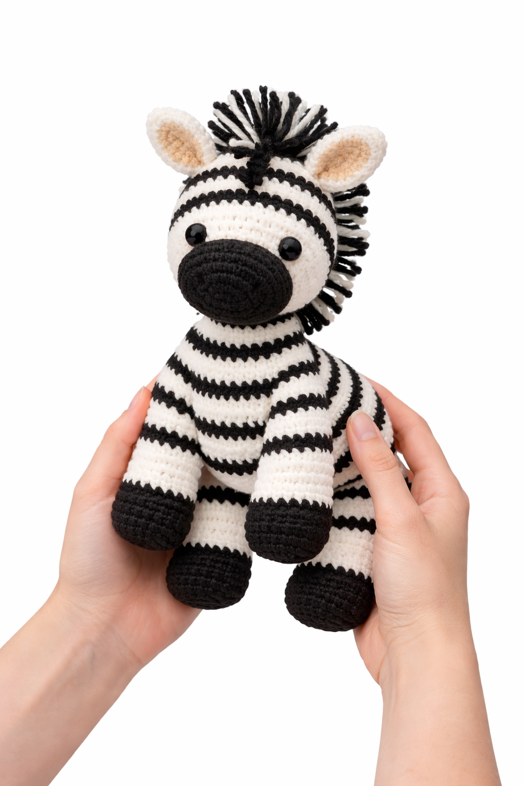 Easy Amigurumi Zebra Crochet Pattern - Beginner Friendly  (PDF Download)