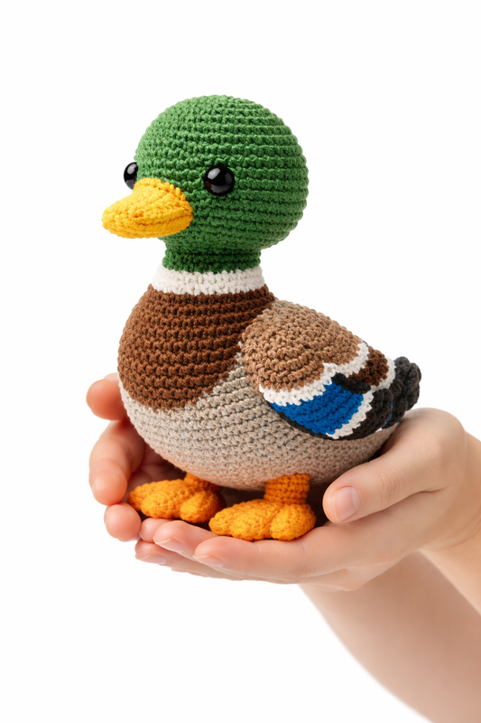 Easy Amigurumi Duck Crochet Pattern - Beginner Friendly  (PDF Download)