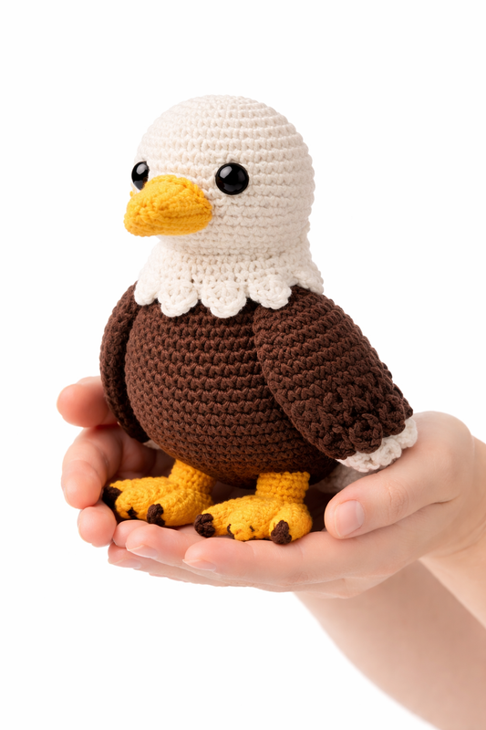 Easy Amigurumi Eagle Crochet Pattern - Beginner Friendly  (PDF Download)