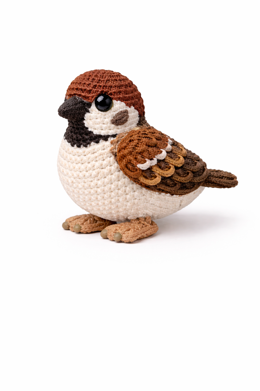 Easy Amigurumi Sparrow Crochet Pattern - Beginner Friendly  (PDF Download)