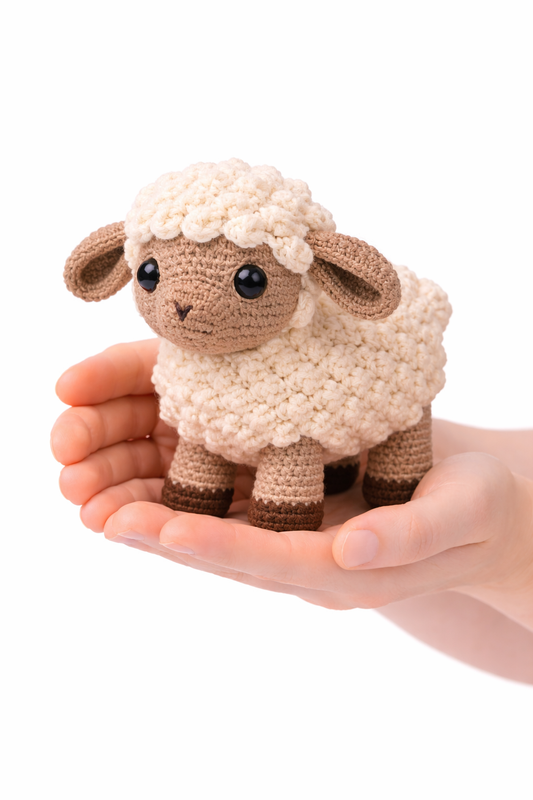 Easy Amigurumi Sheep Crochet Pattern - Beginner Friendly  (PDF Download)