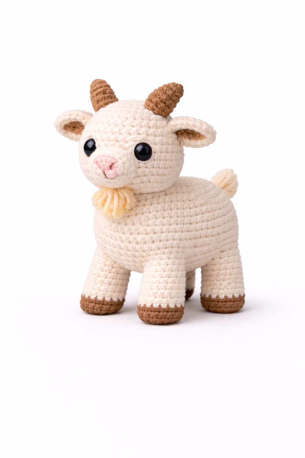 Easy Amigurumi Goat Crochet Pattern - Beginner Friendly  (PDF Download)