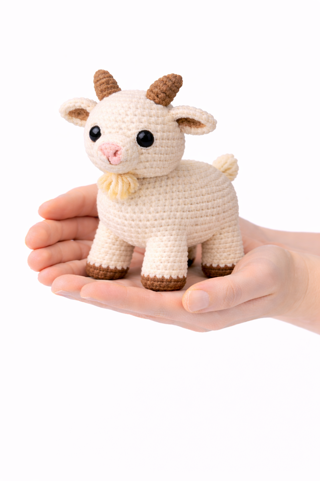 Easy Amigurumi Goat Crochet Pattern - Beginner Friendly  (PDF Download)