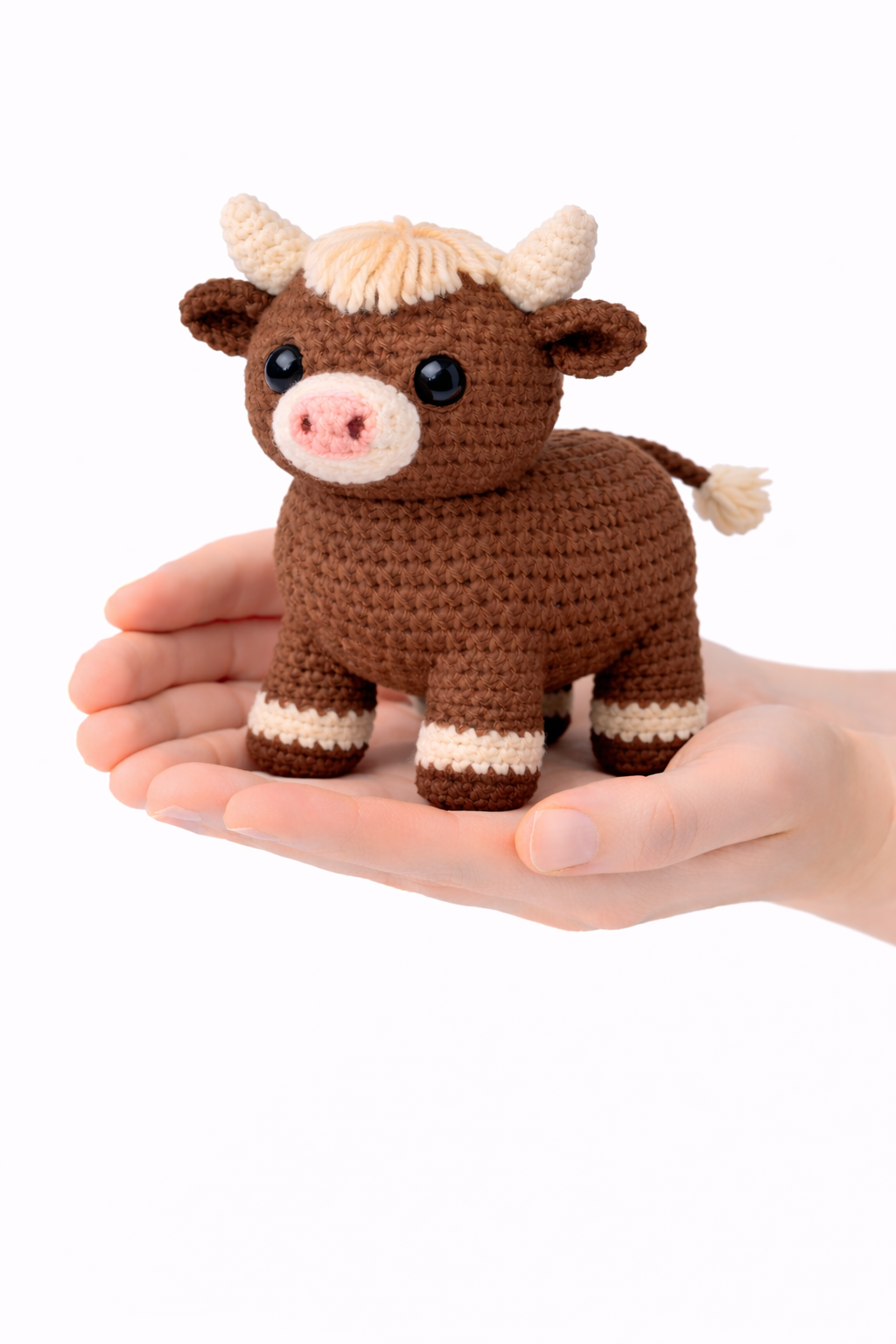 Easy Amigurumi Cow Crochet Pattern - Beginner Friendly  (PDF Download)