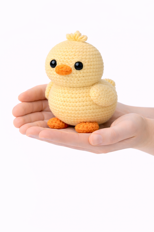 Easy Amigurumi Chick Crochet Pattern - Beginner Friendly  (PDF Download)