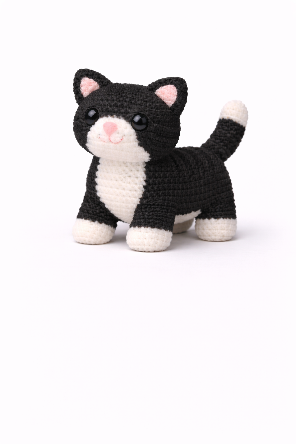 Easy Amigurumi Tuxedo Cat Crochet Pattern - Beginner Friendly  (PDF Download)