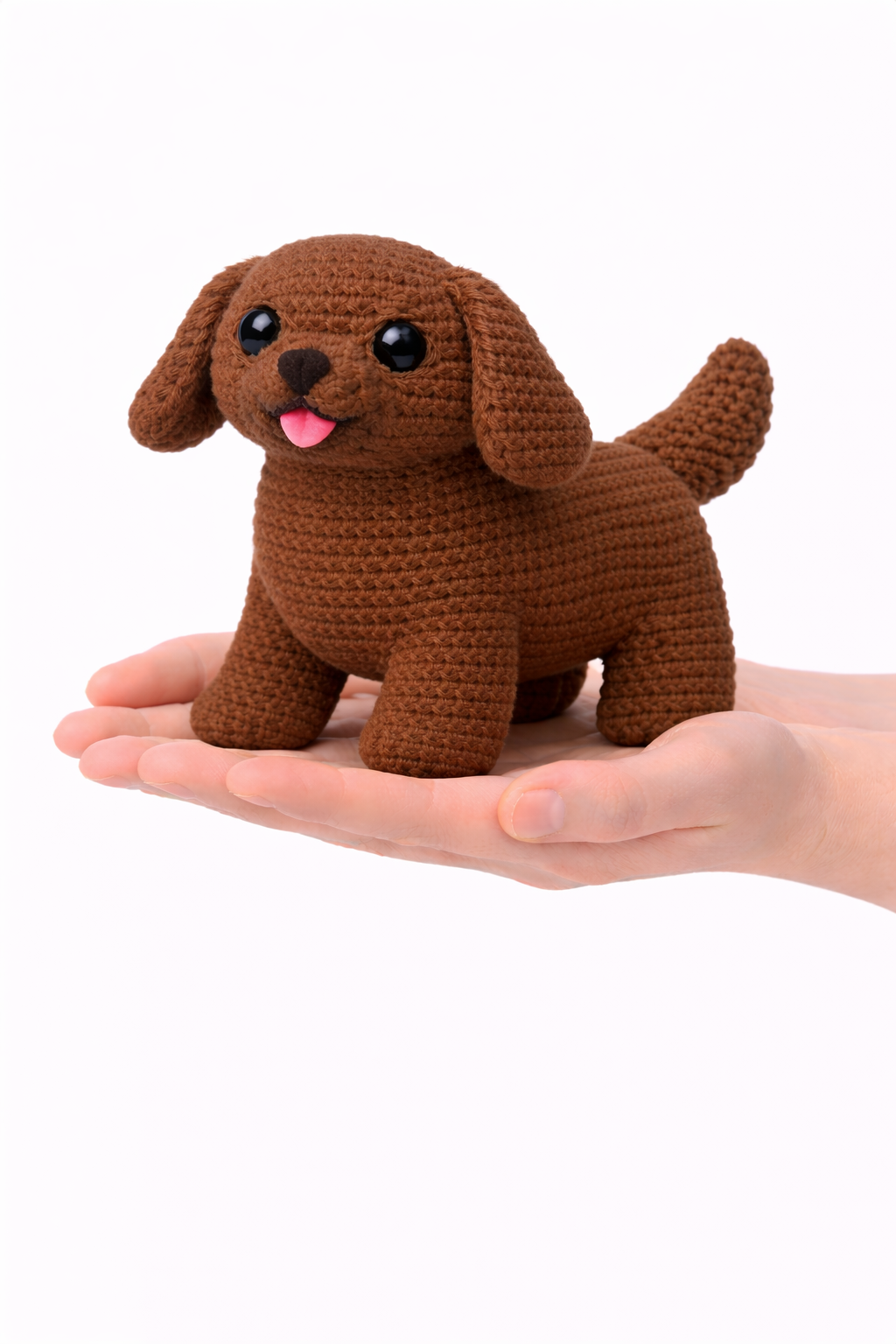 Easy Amigurumi Chocolate Labrador Crochet Pattern - Beginner Friendly  (PDF Download)
