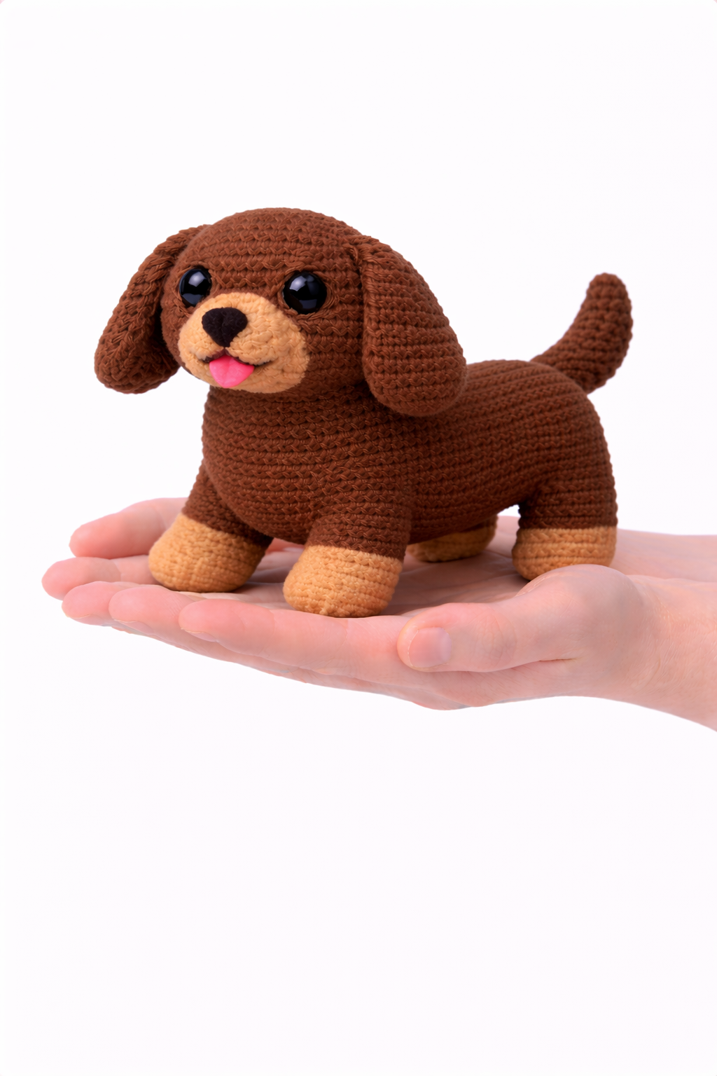 Easy Amigurumi Dachshund Crochet Pattern - Beginner Friendly  (PDF Download)