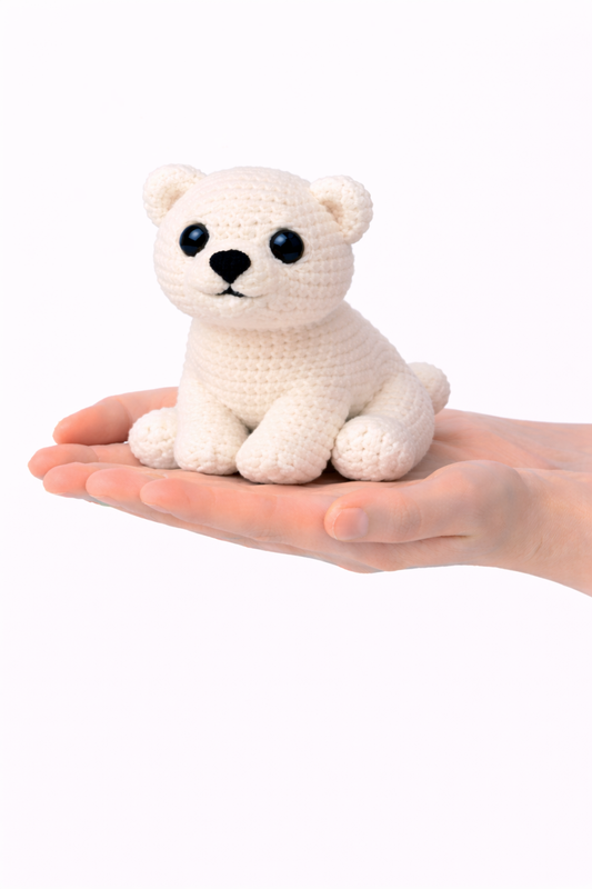 Easy Amigurumi Polar Bear Crochet Pattern - Beginner Friendly  (PDF Download)