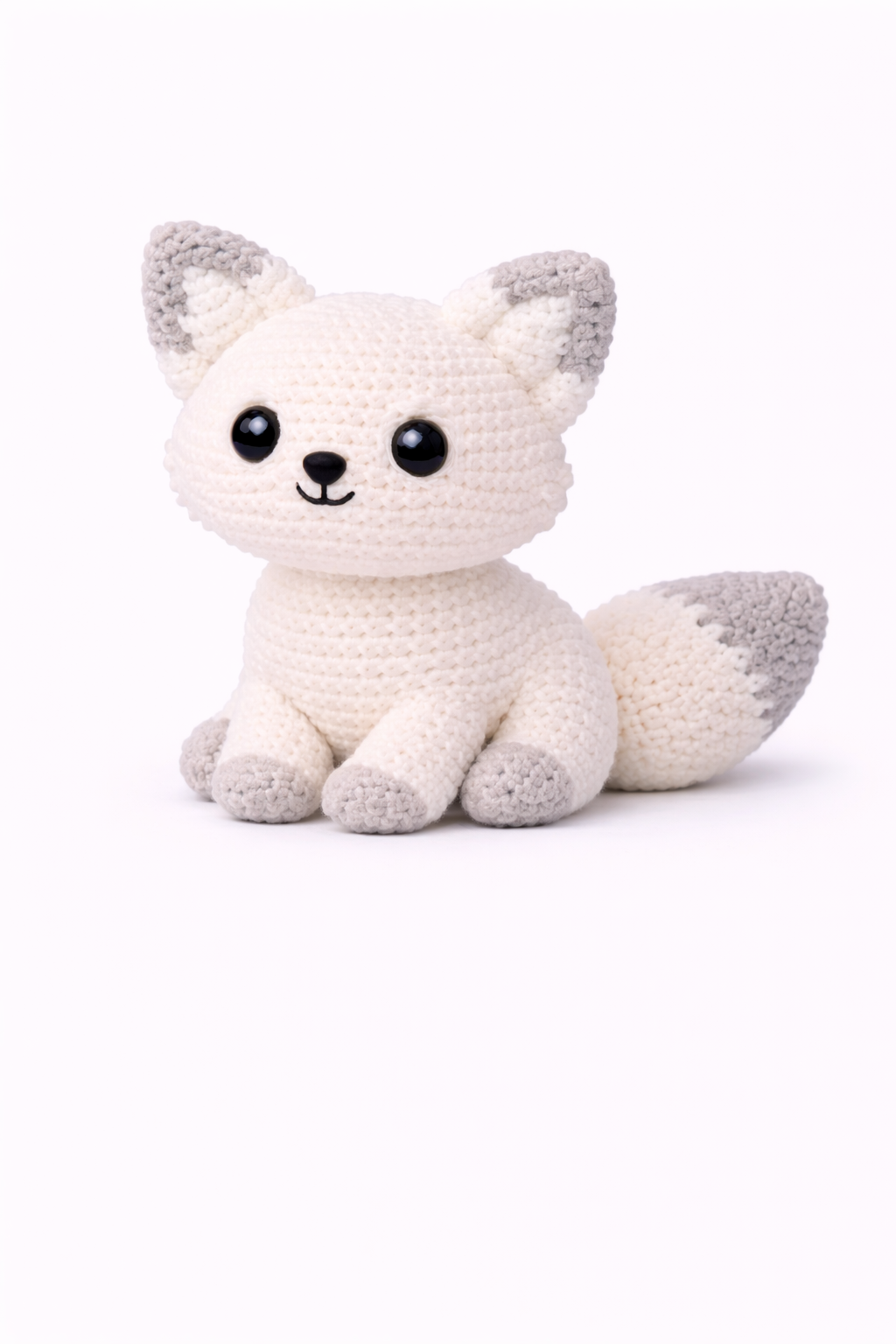 Easy Amigurumi Arctic Fox Crochet Pattern - Beginner Friendly  (PDF Download)