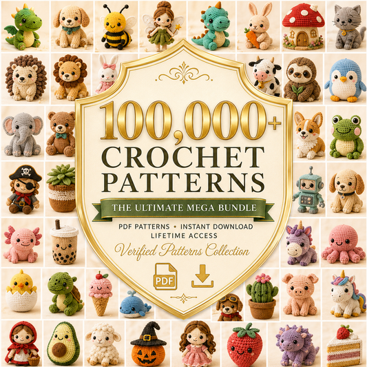 100,000+ Crochet Patterns — The Willis Patterns Master Vault (Instant PDF Download)