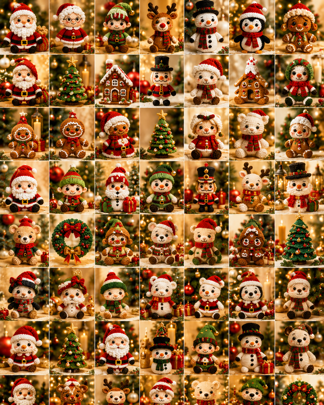 1,600+ Christmas & Halloween Crochet Patterns — The Holiday Mega Bundle (Instant PDF Download)